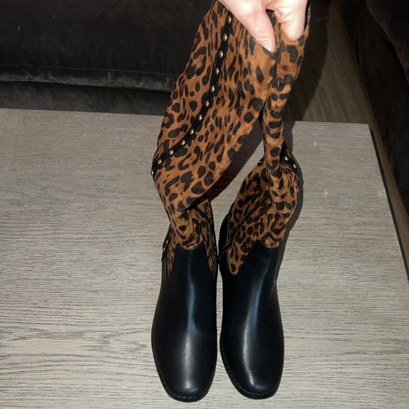 Andiamo Mobile Boots - Smooth Black Leopard - 7 - Picture 9 of 14